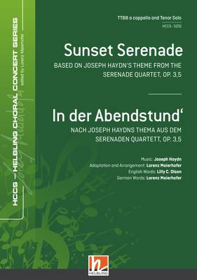 Sunset Serenade Choral single edition TTBB