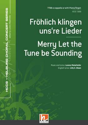 Merry Let the Tune Be Sounding Choral single edition TTBB