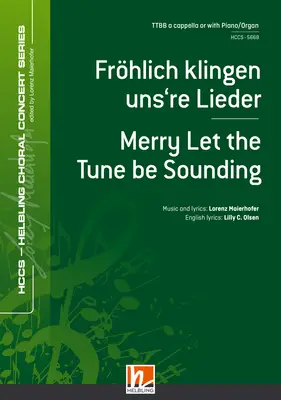 Merry Let the Tune Be Sounding Choral single edition TTBB