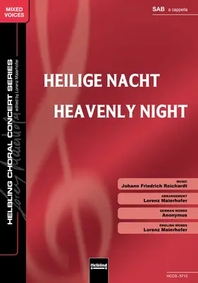 Heilige Nacht Choral single edition SAB