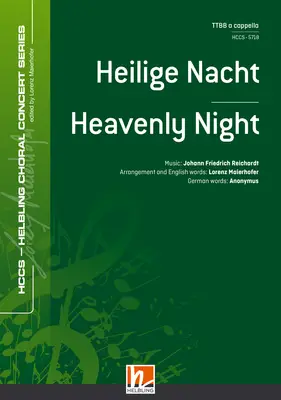 Heavenly Night Choral single edition TTBB