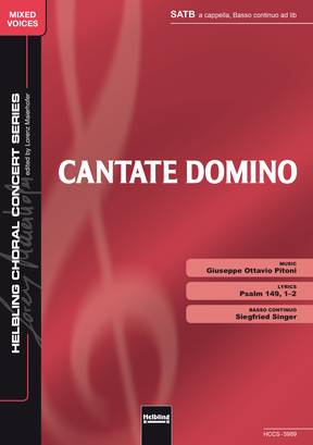Cantate Domino Choral single edition SATB
