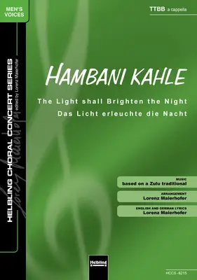 Hambani kahle Choral single edition TTBB