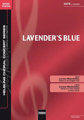 Lavender's Blue Choral single edition SATB
