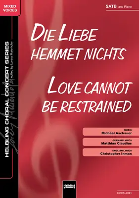Love Cannot be Restrained Choral single edition SATB