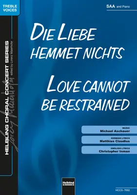 Love Cannot be Restrained Choral single edition SAA