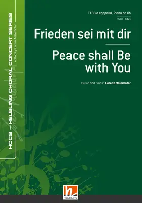 Peace shall Be with You Choral single edition TTBB