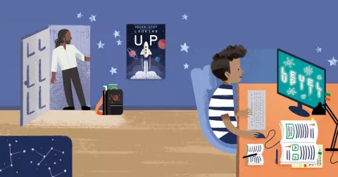 Play and learn: Online games for picture books