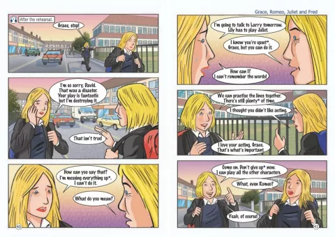 Graphic stories in language education